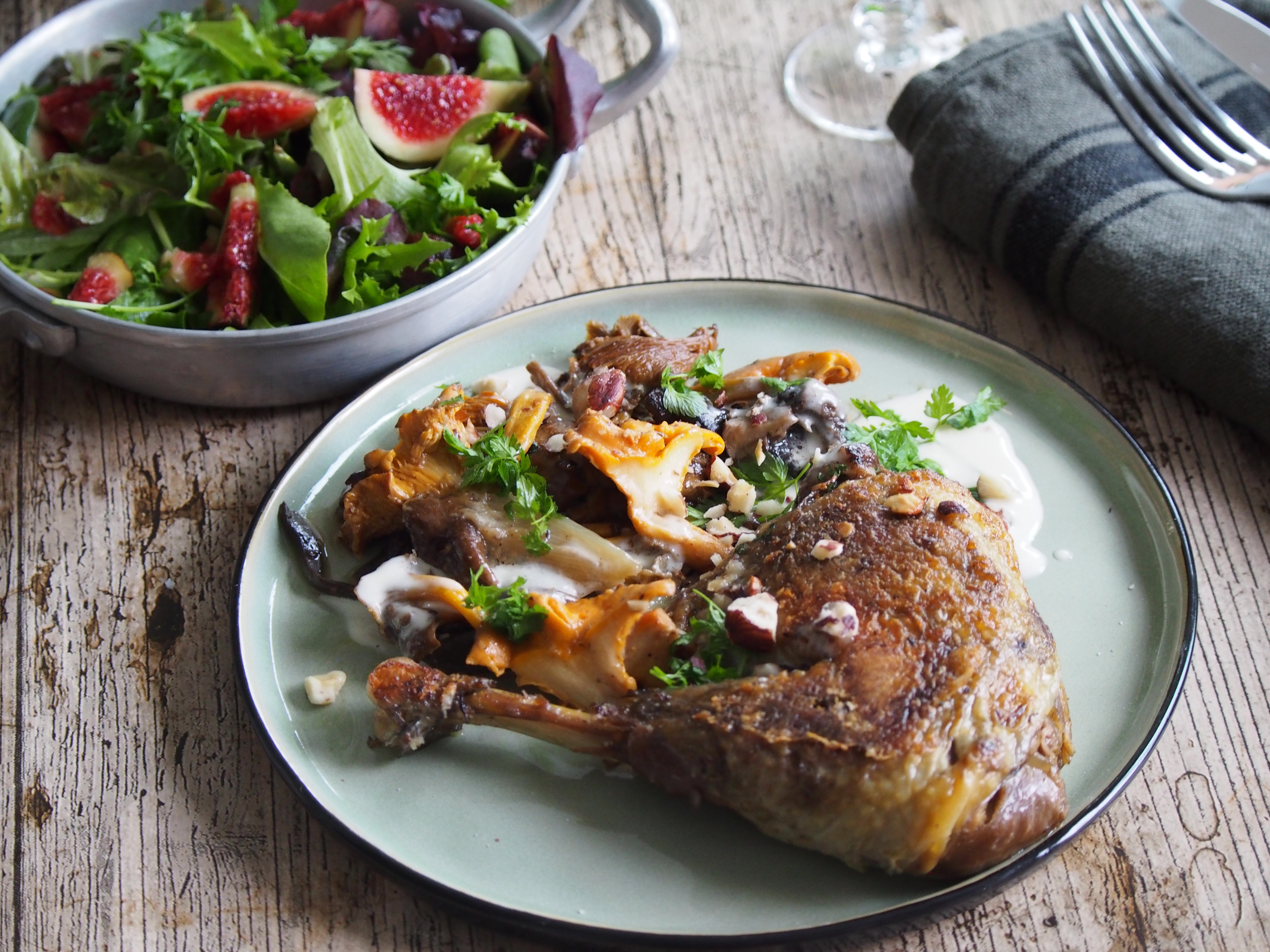 Recette Cuisse De Pintade Aux Champignons Au Four